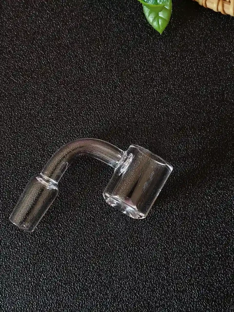 14mm Male 90° Flat Top Quartz Banger | 4mm Wall